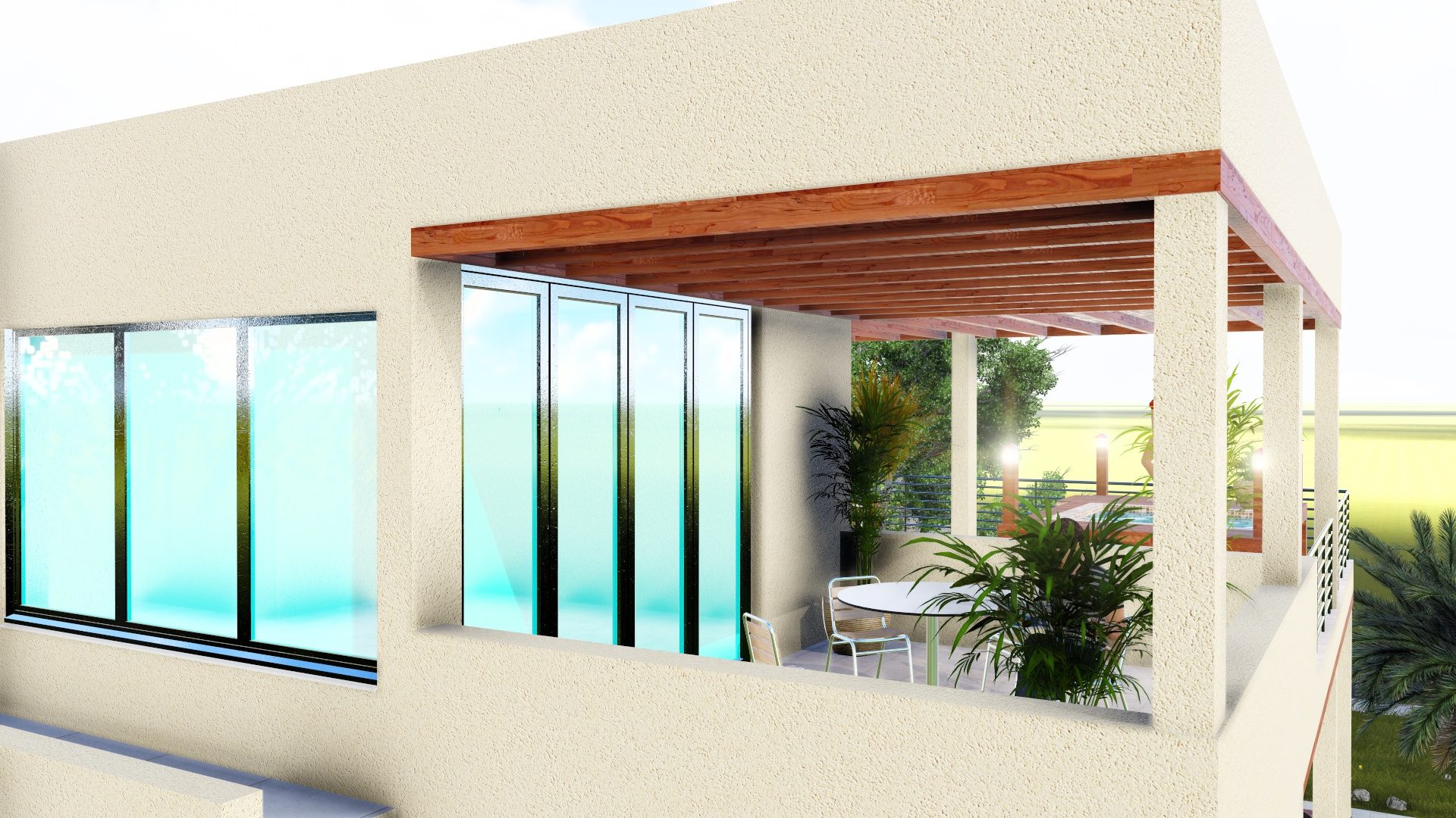 Remodelación de vivienda en Agua Marina — render 1