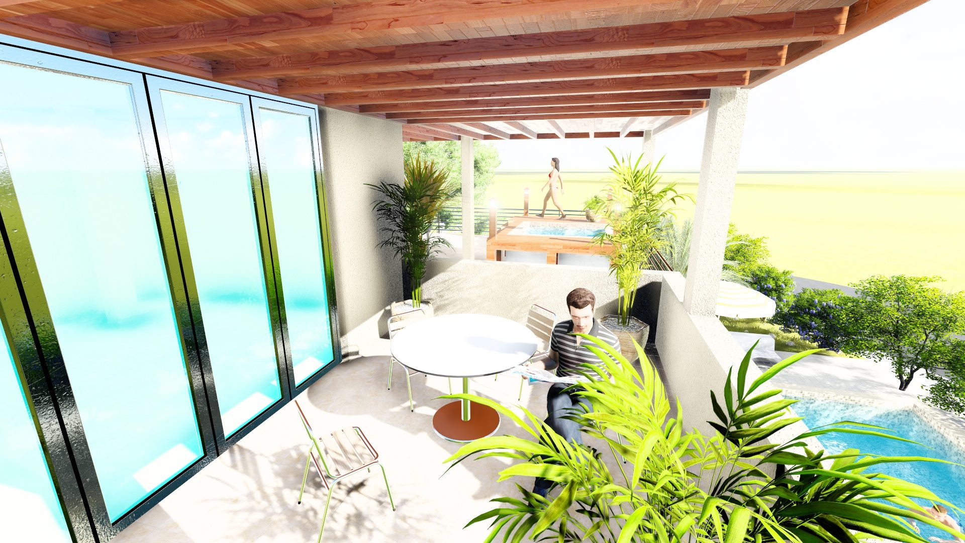 Remodelación de vivienda en Agua Marina — render 2