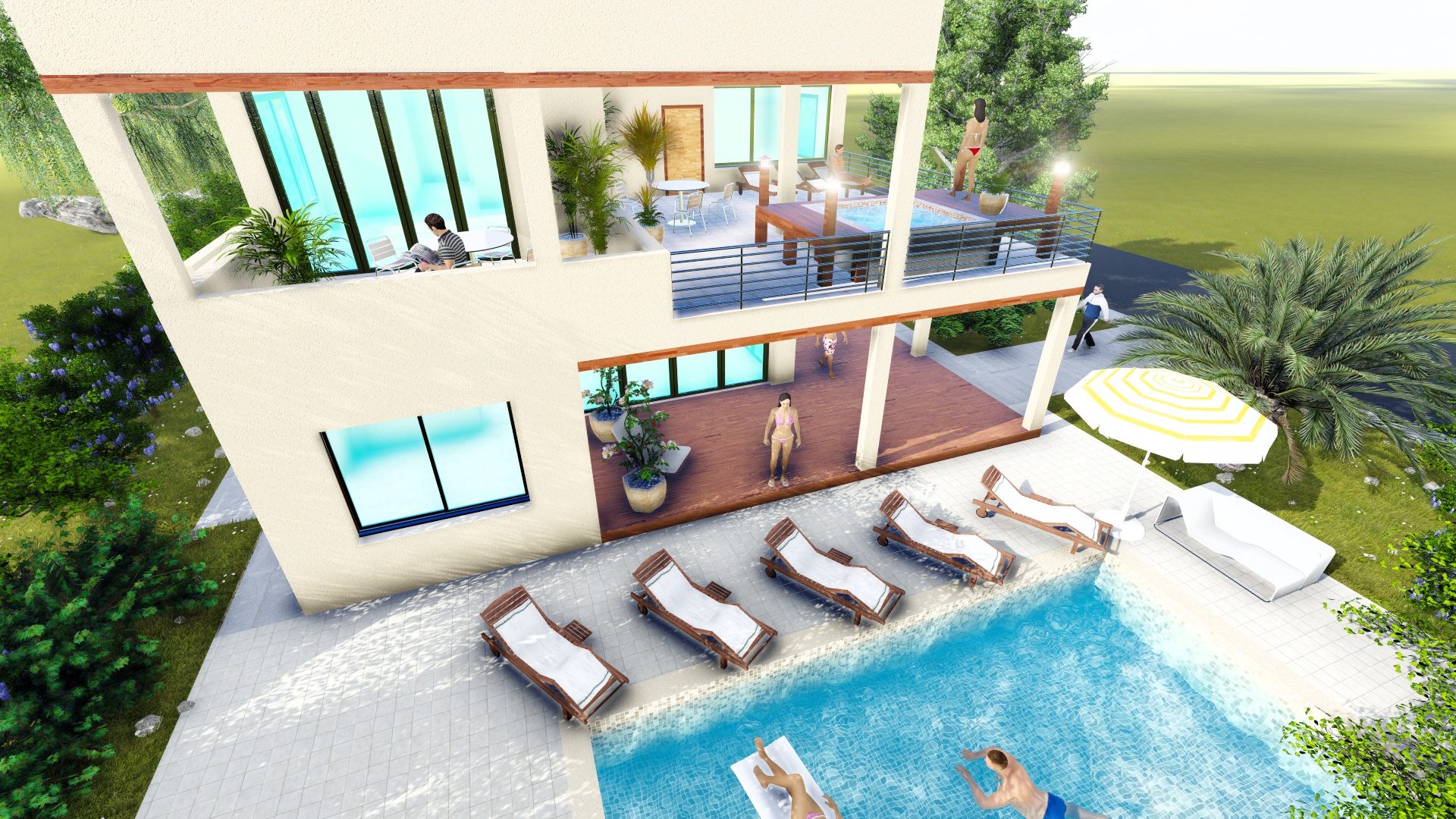 Remodelación de vivienda en Agua Marina — render 3