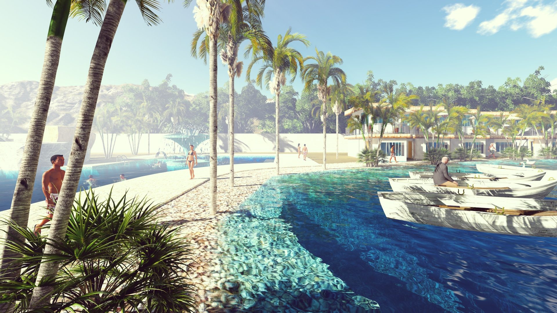 Centro Turístico Barano — render 3