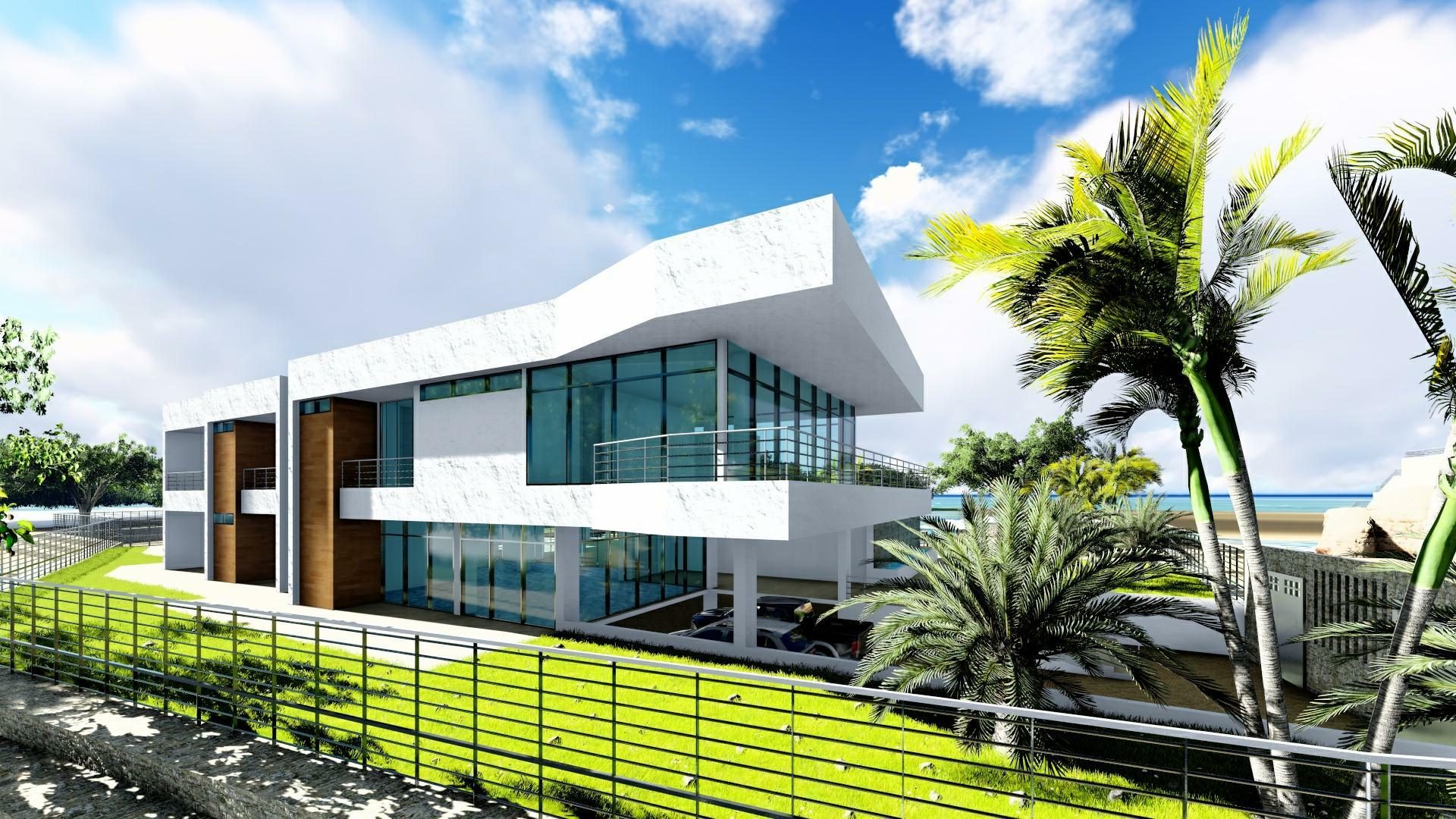 Casa de playa en Bocatocino — render 2